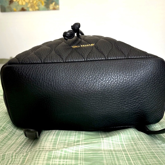 VERA BRADLEY Quilted Leather Amy Backpack with Rosewood lining 🌹 RARE🌺❤️🌺 - Picture 3 of 5